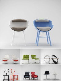 3D Models Chair Collection