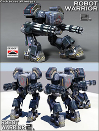 DEXSOFT-GAMES Robot Warrior 2 model pack by Tommy Wong Choon Yung