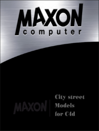 Maxon City street models for C4d