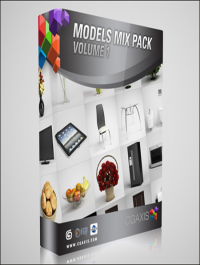 CGAxis Models Mix Pack Vol 1
