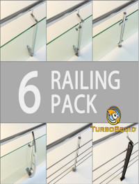 Turbosquid 6 Railing Pack