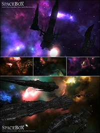 Unreal Engine 4 Marketplace SpaceBox Color