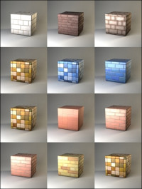 Vray4C4d Materials Pack Tiles for walls and floors