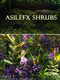 AsileFX Shrub & Tropical Plants Pack Vuegen