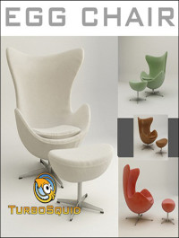 TurboSquid Egg Chair