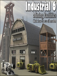 DEXSOFT-GAMES Industrial 6 Mining Facilities model pack