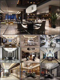 Modern Kitchen & Restaurant Style 3D66 Interior 2015 vol 2