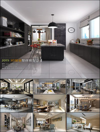 Modern Kitchen & Restaurant Style 3D66 Interior 2015 vol 1