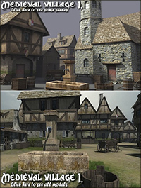 DEXSOFT-GAMES – Medieval Village 1. model pack
