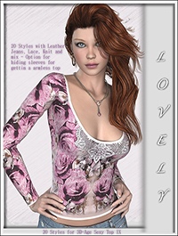 AM Lovely- 20 Styles for Sexy-Top-IX by LUNA3D