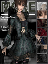 MORE Textures & Styles for Gothic Doll by motif
