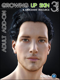 Growing Up Skin Merchant Resource for Genesis 3 Male(s) Adult Add-on