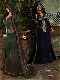 Medieval Princess Gown Textures