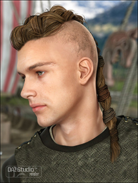 Viking Male Hair for Genesis and Genesis 2 Male(s)