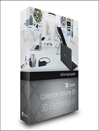 CGAxis Models Volume 59 3D Electronics IV