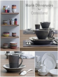 Marin Dinnerware collection by Crate Barrel