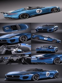 Jaguar Project 7 Concept 2016 VRAY 3D Model