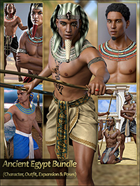Ancient Egypt Bundle Character Outfit Expansion and Poses