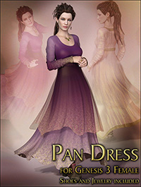 Pan Dress for Genesis 3 Female by KarenGrant