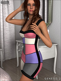 Rhea Dress for Genesis 2 Female(s)