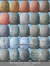 Real Displacement Textures Volume Two
