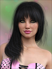 Silvie Hair for Genesis 3 Female(s)