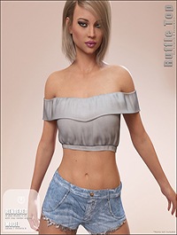 Ruffle Top for Genesis 8 Females by outoftouch