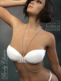 Body Chain for Genesis 3 Female by xtrart-3d