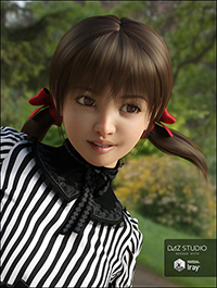 Short Pigtails for Genesis 3 and 8 Female(s)