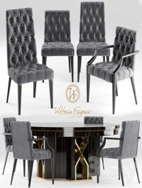 Table and chairs Vittoria Frigerio