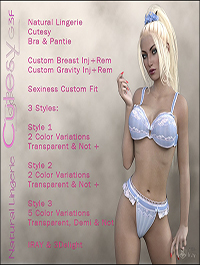 Natural Lingerie Cutesy G3F by nirvy