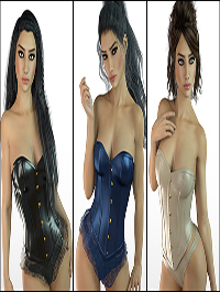 LUST - Saffron Corset for Genesis 3 by Anagord