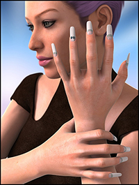Wicked Fingernails for Genesis 2 Female