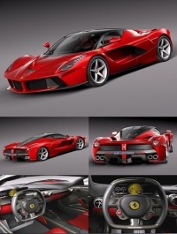 Ferrari LaFerrari 2014 3d Model