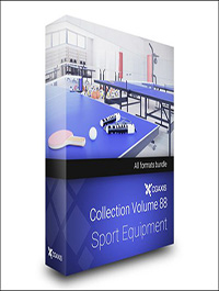 Sport Equipment 3D Models Collection – Volume 88