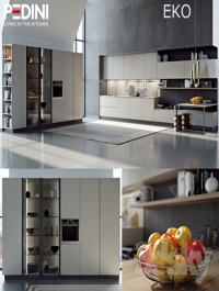 Kitchen Pedini Eko set2 (v-ray)
