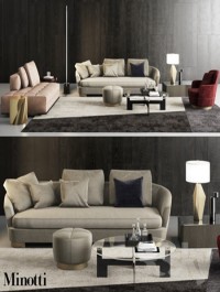 Minotti Grand Jacques Sofa Set