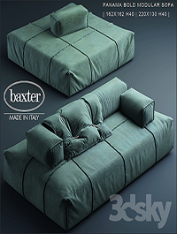 Sofa baxter PANAMA BOLD MODULAR SOFA