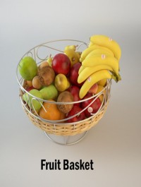 Fruit Basket 3D model