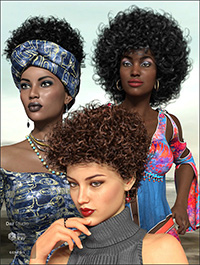 Zahara Hair 2 for Genesis 8 Female(s)