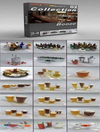 DigitalXModels 3D Model Collection Volume 2: Booze