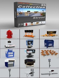 DigitalXModels 3D Model Collection Volume 3 STREET