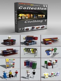 DigitalXModels 3D Model Collection Volume 11: CLOTHING 1