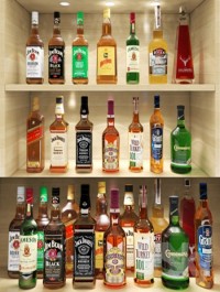 Bar set whiskey
