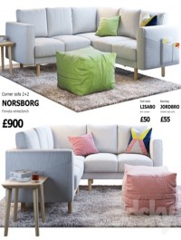 Sofa Ikea Norsborg 4 (angular)