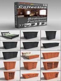 DigitalXModels 3D Model Collection Volume 15 BEDROOM FURNITURE