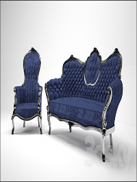 Victorian Sofa & Chair