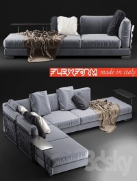 09 Cestone sofa Flexform