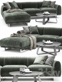 Brandy sofa Gamma Coffee Tables