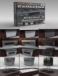DigitalXModels 3D Model Collection Volume 24: KITCHEN AND APPLIANCES
